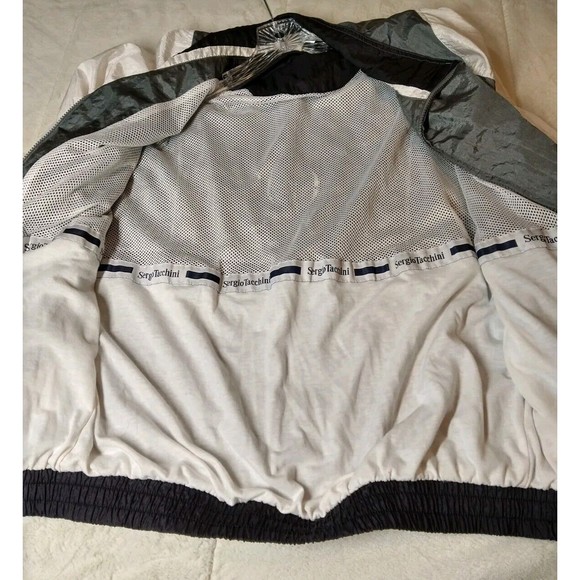 Sergio Tacchini Italy Windbreaker  Embroidered Logo Jacket - Picture 10 of 11